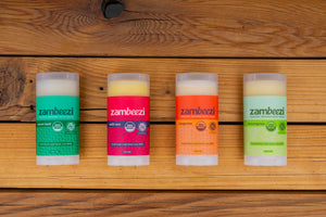 Zambeezi Organic Fair Trade, Ethical Body Balm to soothe dry cracked skin
