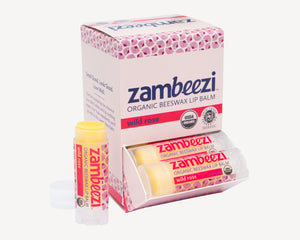 Zambeezi Tangerine Organic Beeswax Lip Balm - 0.15 oz